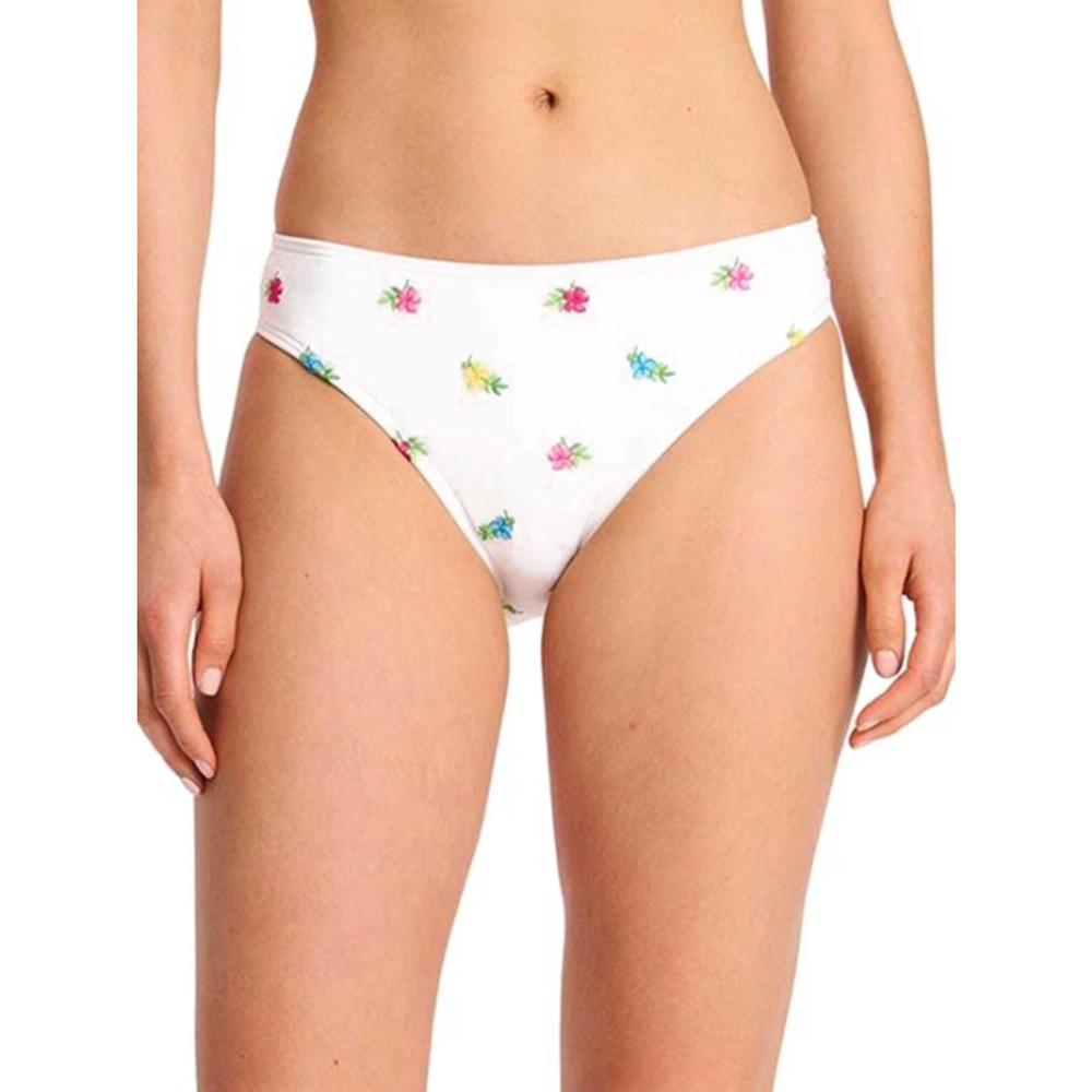 Kate Spade New York Embroidered Floral Classic Bikini Swim Bottoms XL 16097